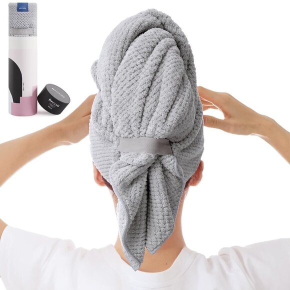 Other - Large Microfiber Hair Towel Wrap for Women Anti Frizz Quick Dry & Absorbent